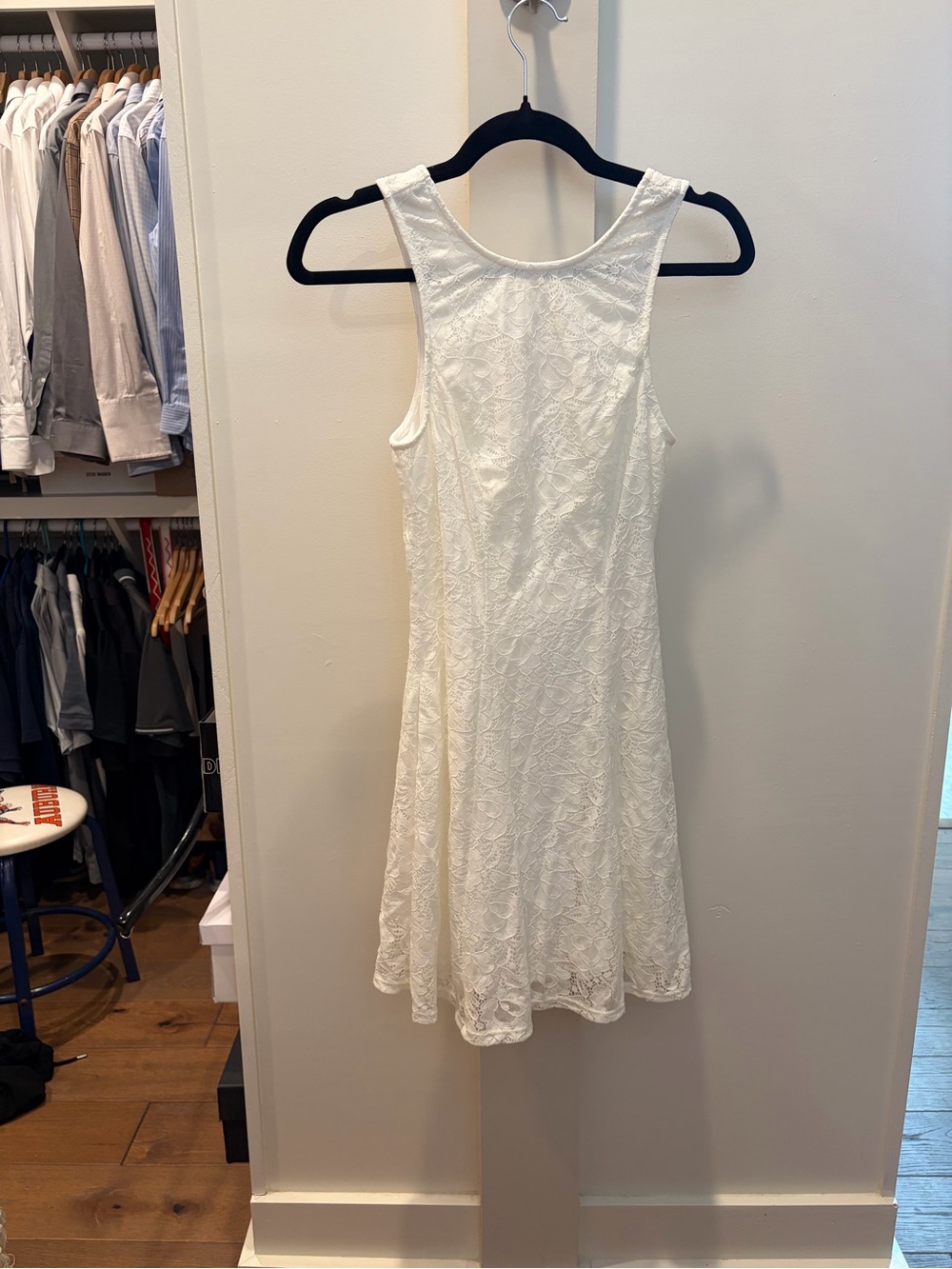 Speechless White Lace Sleeveless Dress